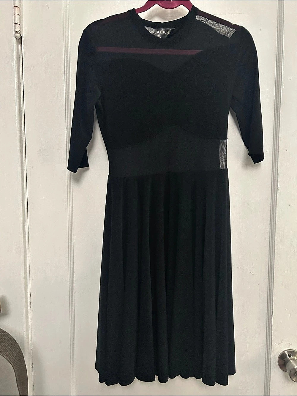 KAMALI KULTURE Black Fit & Flare LBD